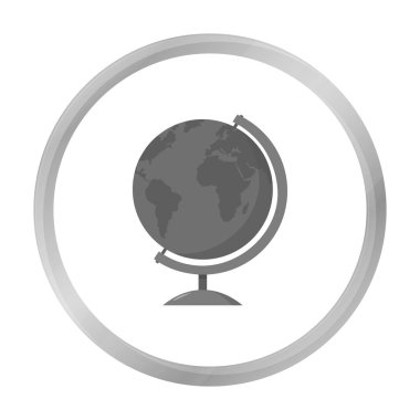 Koruyucusu simge tek renkli. Büyük okul, üniversite tek renk simgesinden tek eğitim.