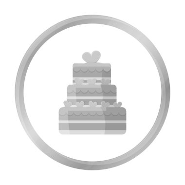 Düğün pastası simge vektör çizim için web ve hareket eden