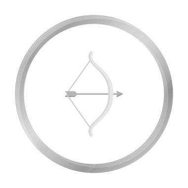 Aşk tanrısı yay simge vektör çizim için web ve mobil