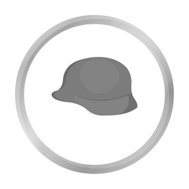 Asker kask askeri simge tek renkli. Tek silah simgesinden büyük mühimmat, silah ayarla.