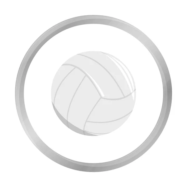 Volleybal pictogram monochroom. Enkele sport icoon uit de grote fitness, gezond, training monochroom. — Stockvector