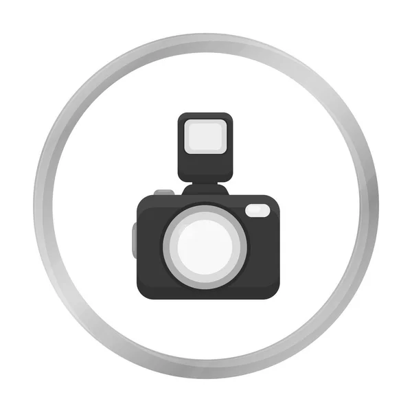 Photo camera icon of vector illustration for web and mobile — Stock Vector