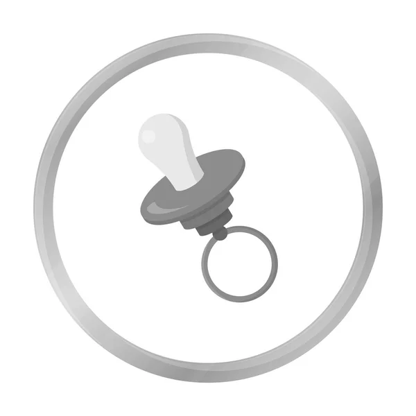 Nipple monochrome icon. Illustration for web and mobile design. — Stock Vector