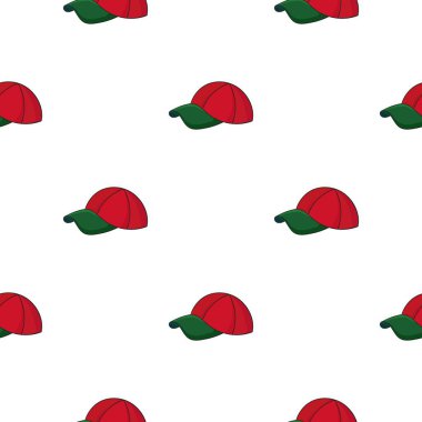 Golf kap simgesi beyaz arka plan üzerinde izole karikatür tarzı. Golf Kulübü sembol stok vektör çizim.