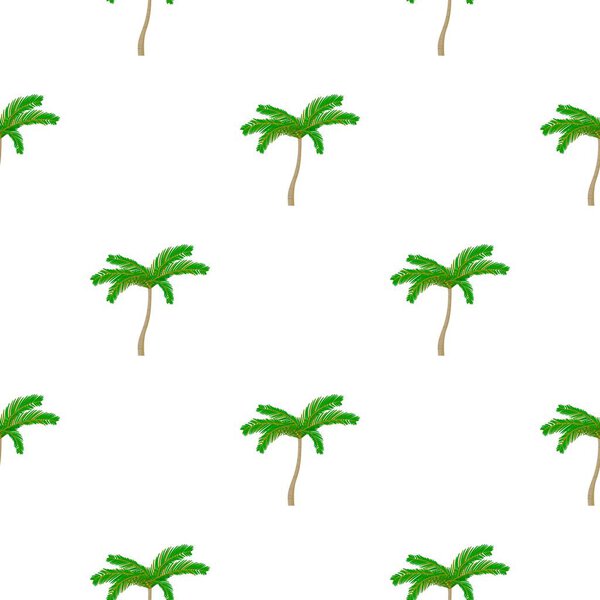 Mexican fan palm icon in cartoon style isolated on white background. Mexico country pattern stock vector illustration.