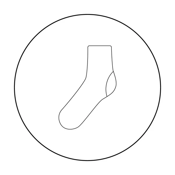 Значок векторной иллюстрации носков для веб и мобильных телефонов — стоковый вектор
