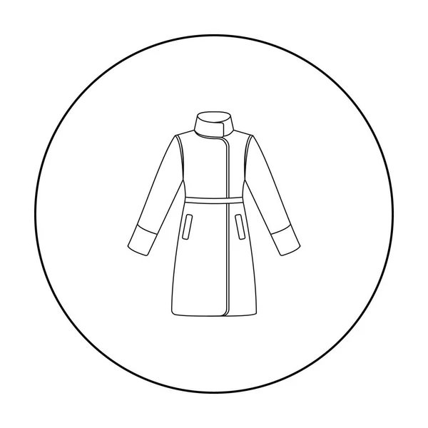 Icona del cappotto di illustrazione vettoriale per web e mobile — Vettoriale Stock