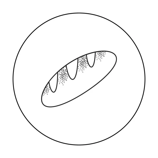 Ekmek simge vektör çizim için web ve hareket eden — Stok Vektör