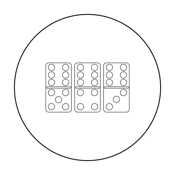 Domino simgesi desen — Stok Vektör