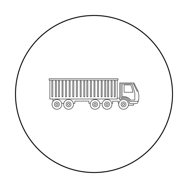 LKW-Lieferung Symbol der Vektor-Illustration für Web-und mobile — Stockvektor