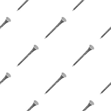 Obua simgesi beyaz arka plan üzerinde izole karikatür tarzı. Müzik aletleri hisse senedi vektör çizim desen