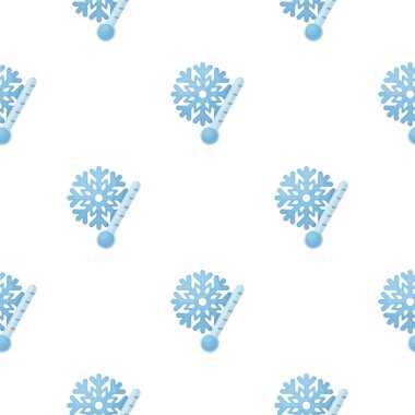 Frost simgesi beyaz arka plan üzerinde izole karikatür tarzı. Hava desen hisse senedi vektör çizim.