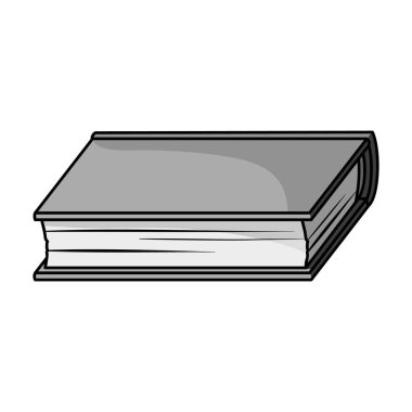 Yeşil Kitap simgesi beyaz arka plan üzerinde izole tek renkli tarzı. Kitaplar sembol stok vektör çizim.