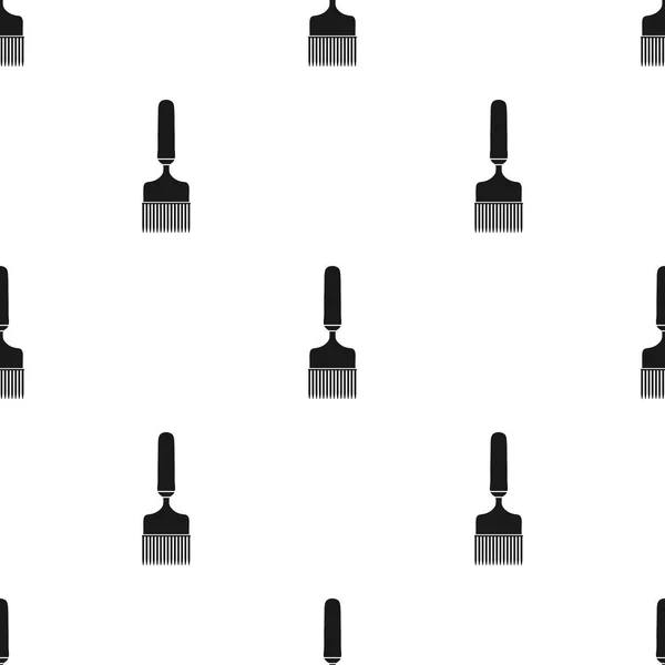 Entdecklungsgabel-Symbol im schwarzen Stil isoliert auf weißem Hintergrund. Bienenstock Muster Vektor Illustration — Stockvektor