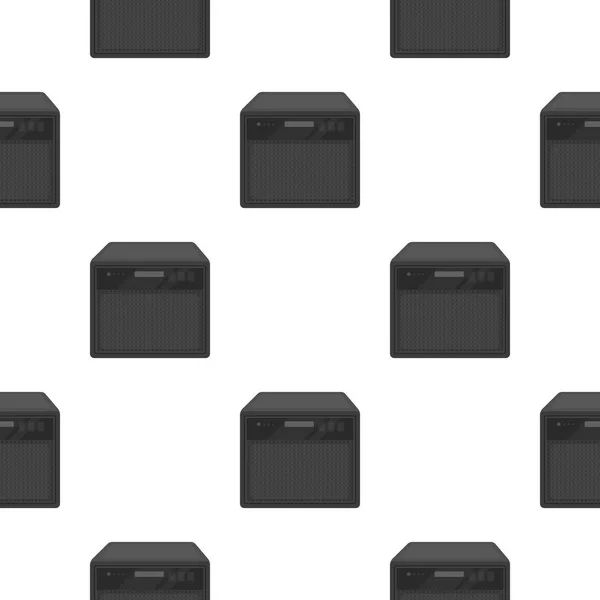 Icona amplificatore per chitarra in stile cartone animato isolato su sfondo bianco. Illustrazione vettoriale dello stock di strumenti musicali — Vettoriale Stock