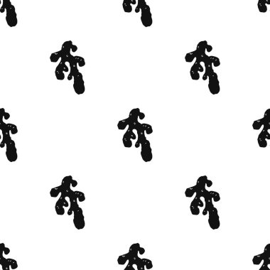 Zencefil simge siyah stil beyaz arka plan üzerinde izole içinde. Herb bir baharat desen hisse senedi vektör çizim.