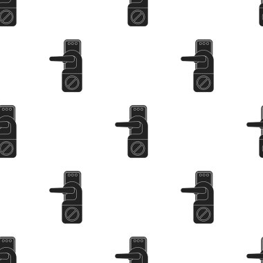 Siyah stil beyaz arka plan üzerinde izole işareti simgesini rahatsız etmeyin. Otel desen hisse senedi vektör çizim.