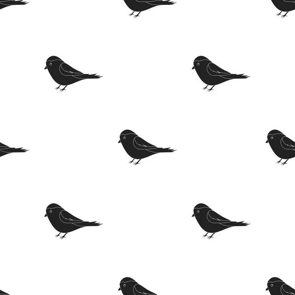 Icono de Parus en estilo negro aislado sobre fondo blanco. Parque patrón stock vector ilustración . — Vector de stock