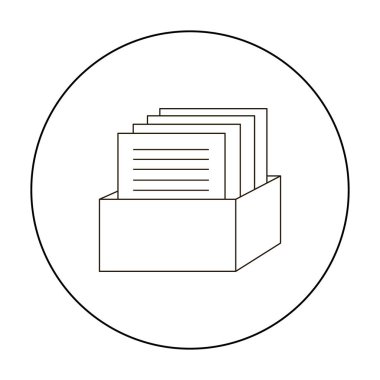 Arşiv simgesi anahat. Büyük okul, üniversite anahat simgesinden tek eğitim.