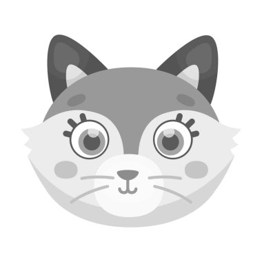 Fox simgesi beyaz arka plan üzerinde izole tek renkli tarzı namlu. Hayvan namlu sembol stok vektör çizim.