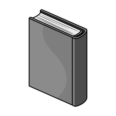 Tek renkli tarzı beyaz arka plan üzerinde izole mavi ayakta kitap simgesi. Kitaplar sembol stok vektör çizim.