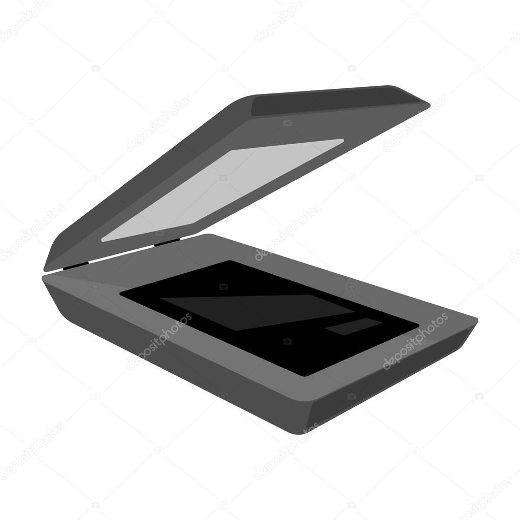 Tarayıcı simgesi beyaz arka plan üzerinde izole karikatür tarzı