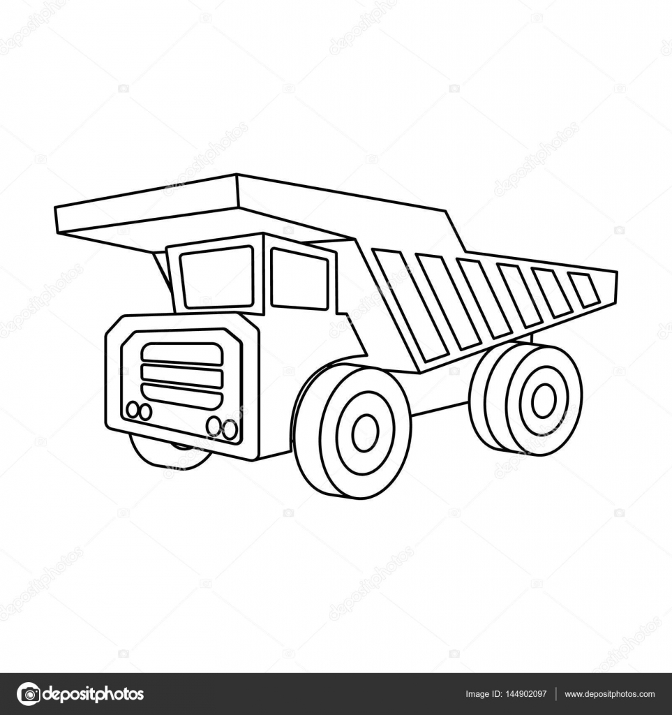 Free Free Dump Truck Outline Svg 81 SVG PNG EPS DXF File