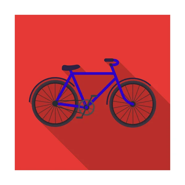 Laufrad mit großen Schildern und Kurven fahren. sparsamer Transport.Verschiedenes Fahrrad Einzelsymbol im flachen Stil Vektor Symbol Stock Illustration. — Stockvektor