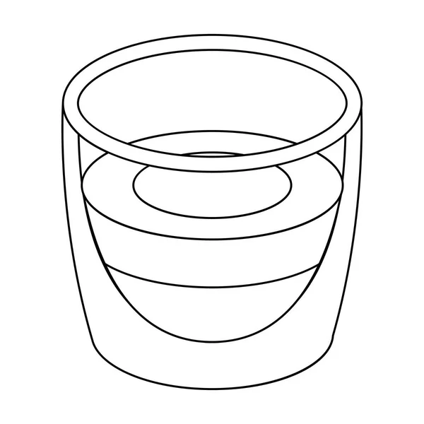 Γυαλί Ristretto. Διαφορετικοί τύποι καφέ μόνο εικονίδιο στο περίγραμμα στυλ διάνυσμα σύμβολο απόθεμα ενδεικτικά web. — Διανυσματικό Αρχείο