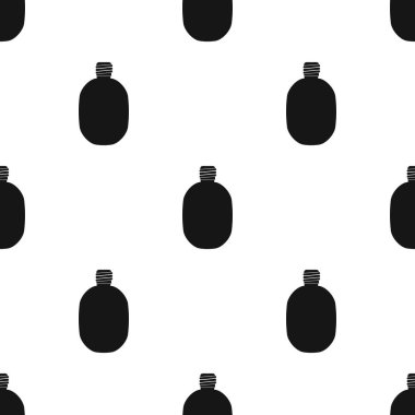 Ordu kantin simge siyah stil beyaz arka plan üzerinde izole içinde. Askeri ve ordu desen hisse senedi vektör çizim