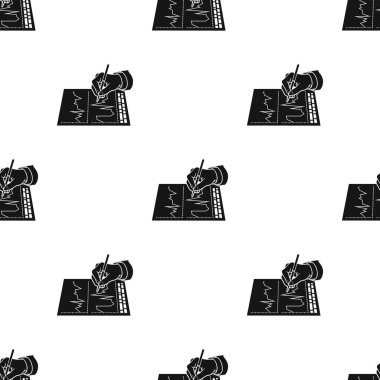 Mali grafik simge siyah stil beyaz arka plan üzerinde izole içinde. Para ve Finans desen hisse senedi vektör çizim.