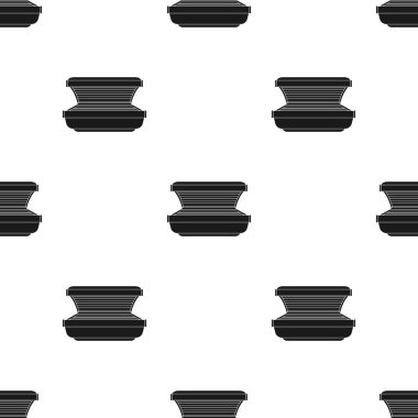 Bronzlaşma yatak simge siyah stil beyaz arka plan üzerinde izole içinde. Cilt Bakımı desen hisse senedi vektör çizim.