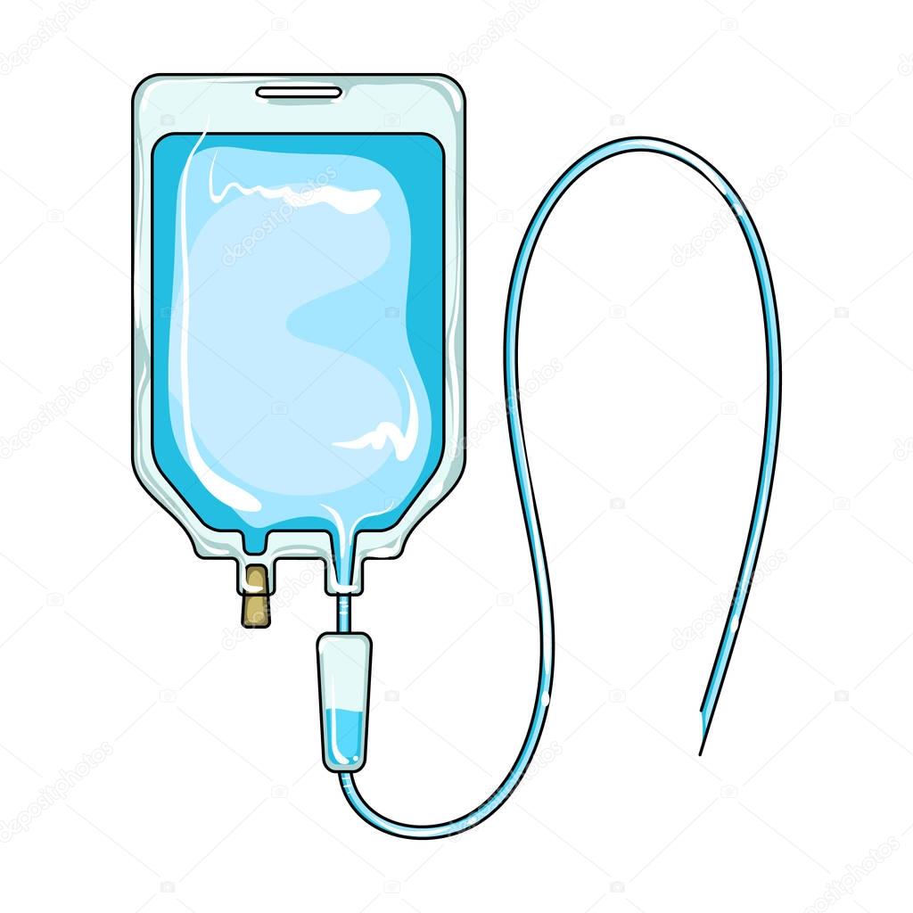 Medicine package.Medicine single icon in cartoon style vector symbol stock illustration .