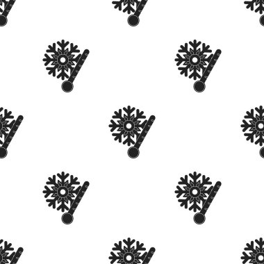 Frost simge siyah stil beyaz arka plan üzerinde izole içinde. Hava desen hisse senedi vektör çizim.