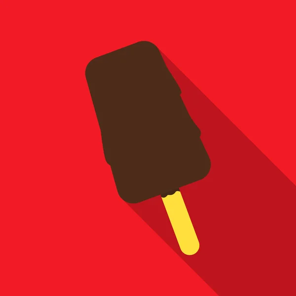 Ice cream vector icon in flat style for web — Stock Vector