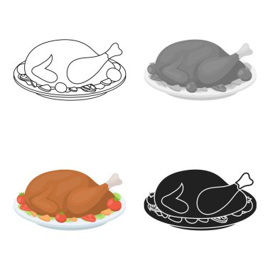 Kabak simgesi beyaz arka plan üzerinde izole karikatür tarzı. Kanadalı Şükran günü sembol stok vektör çizim.