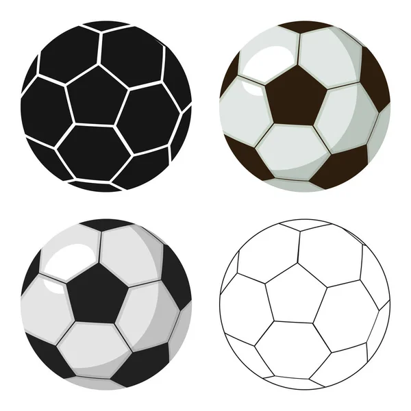 Fußball-Ikone im Cartoon-Stil isoliert auf weißem Hintergrund. england country symbol stock vektor illustration. — Stockvektor