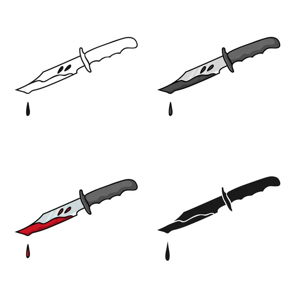 Bloody knife cartoon Vector Art Stock Images | Depositphotos