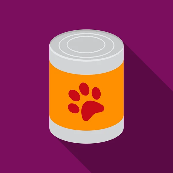 Pies żywność wektor ikona w płaski dla sieci web — Wektor stockowy