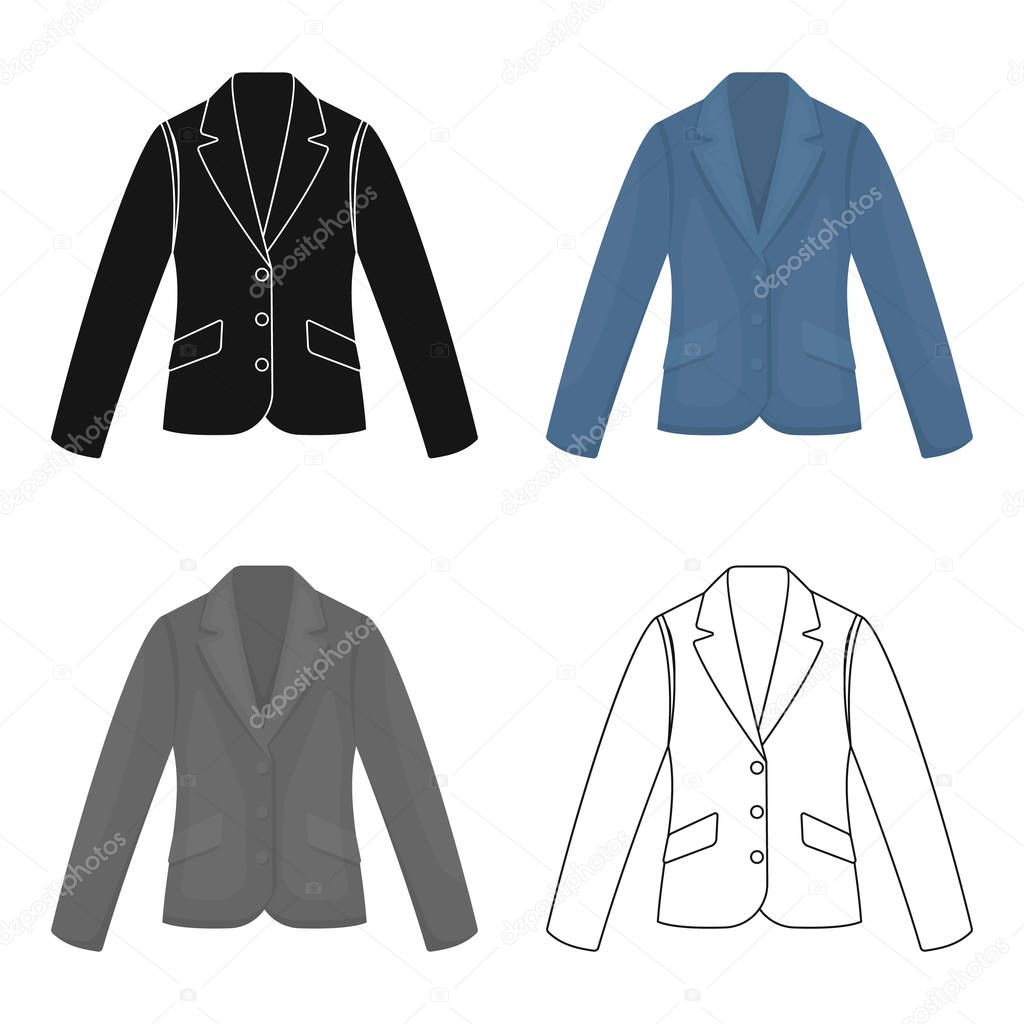 Business jacket icon of vector illustration for web and mobile