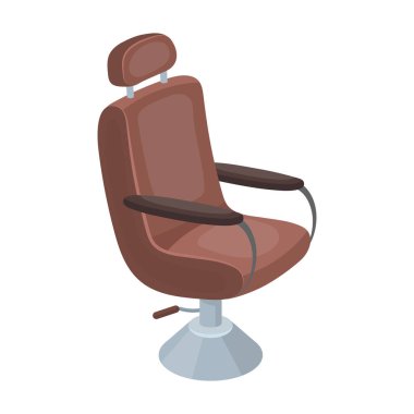 Karikatür tarzı vektör simge stok çizim web Armchair.Barbershop tek simge.