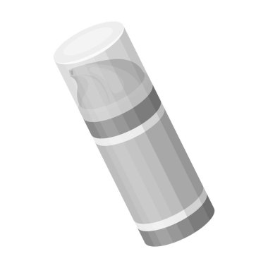 Traş köpüğü. Tek renkli stil vektör simge stok çizim web berber tek simge.