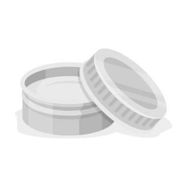 Sonra tıraş kremi. Tek renkli stil vektör simge stok çizim web berber tek simge.