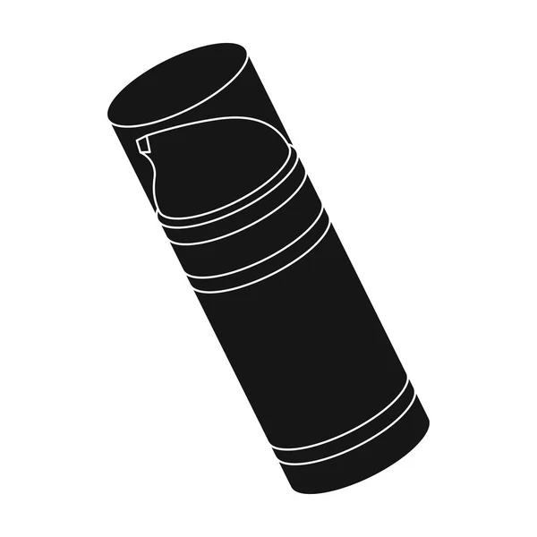 Mousse à raser Barbershop icône unique en noir style vectoriel symbole illustration web stock . — Image vectorielle
