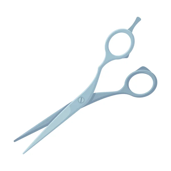 Scissors.Barbershop icono único en el estilo de dibujos animados vector símbolo stock ilustración web . — Archivo Imágenes Vectoriales