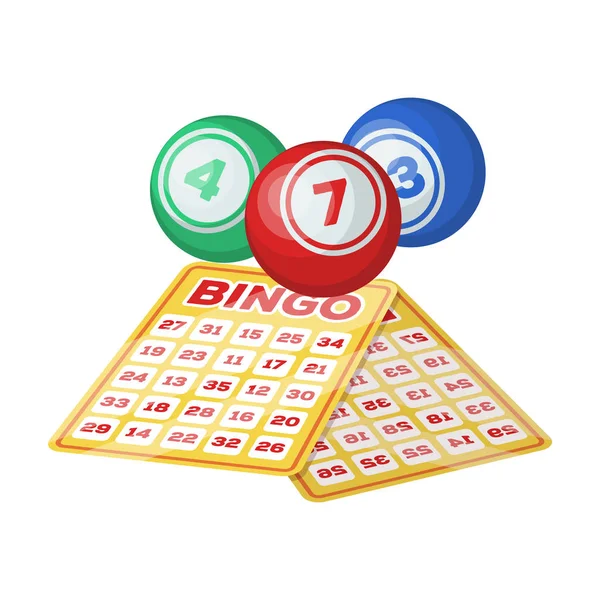 Lottery.Old edad icono único en el estilo de dibujos animados vector símbolo stock ilustración web . — Vector de stock