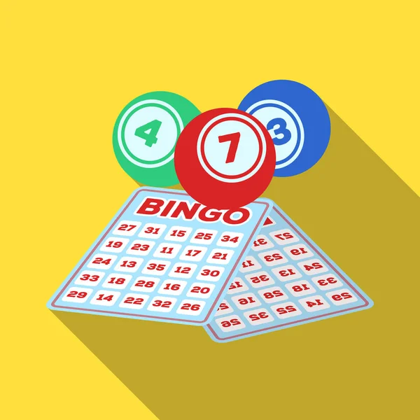 Lottery.Old leeftijd één pictogram in vlakke stijl vector symbool stock illustratie web. — Stockvector