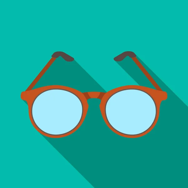 Gafas para sight.Old icono único en el estilo plano vector símbolo stock ilustración web . — Archivo Imágenes Vectoriales