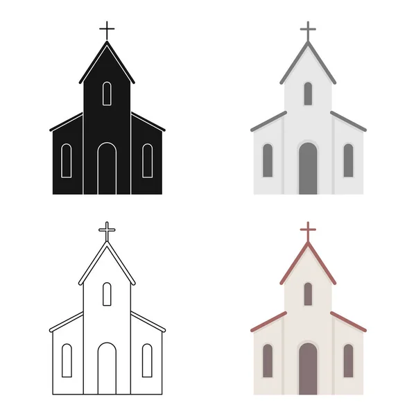 Icône de l'église de l'illustration vectorielle pour web et mobile — Image vectorielle