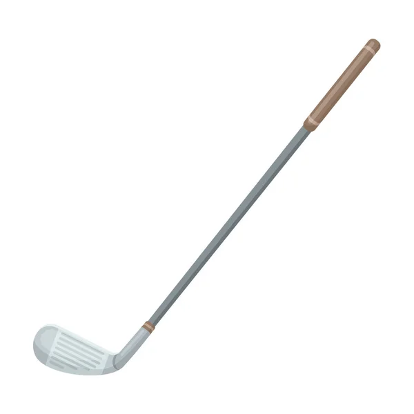 Putter para golf.Golf club único icono en el estilo de dibujos animados vector símbolo stock ilustración web . — Vector de stock